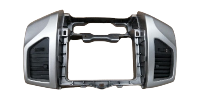 [55405-04080] MOLDURA (CONSOLA) TOYOTA TACOMA 2011 AL 2016 C/ REJILLA AAC GRIS CENT ORIGINAL