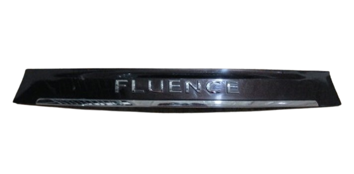 MOLDURA CAJUELA RENAULT FLUENCE 2012 AL 2015 S/LUZ PLACA S/BOTON DE PUERTA SUP TRAS DESMONTADO ORIGINAL