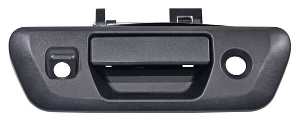 MANIJA TAPA BATEA (CAJA) NISSAN PU NP300/ FRONTIER 16-20 NEG C/HOYO P/CAM