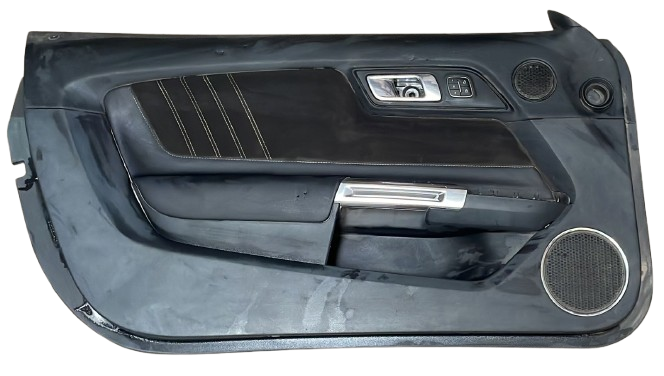 [TAFO-MU15-32] TAPA (PANEL) PUERTA FORD MUSTANG 2015 AL 2018 C/MOLDURA C/MANIJA INT C/CONTROL DE VIDRIO/SEGUROS  DEL IZQ DESMONTADO ORIGINAL
