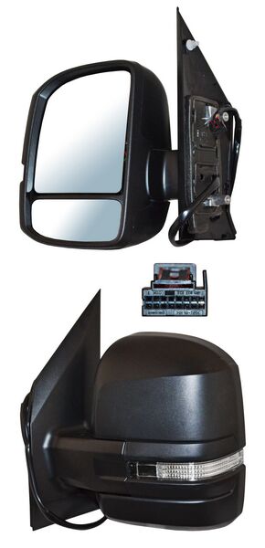 ESPEJO VOLKSWAGEN CRAFTER 2019 AL 2022 C/DIRECC C/DESEMP C/SENSOR PUNTO CIEGO DER