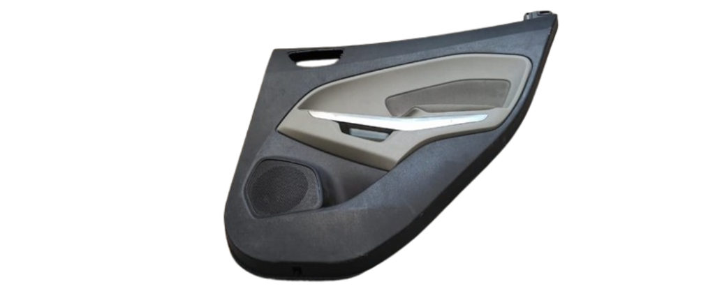 TAPA (PANEL) PUERTA FORD ECOSPORT 2013 AL 2016  C/MOLDURA C/MANIJA INT/EXT C/CONTROL DE VIDRIO TRAS IZQ DESMONTADO ORIGINAL