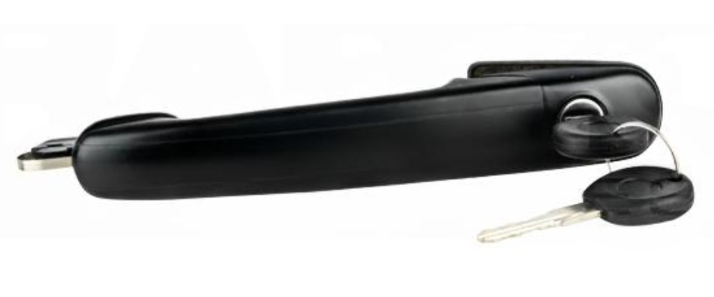 MANIJA EXT VOLKSWAGEN DERBY 1995 AL 2009 NEG C/HOYO C/LLAVES DEL DER/IZQ *R