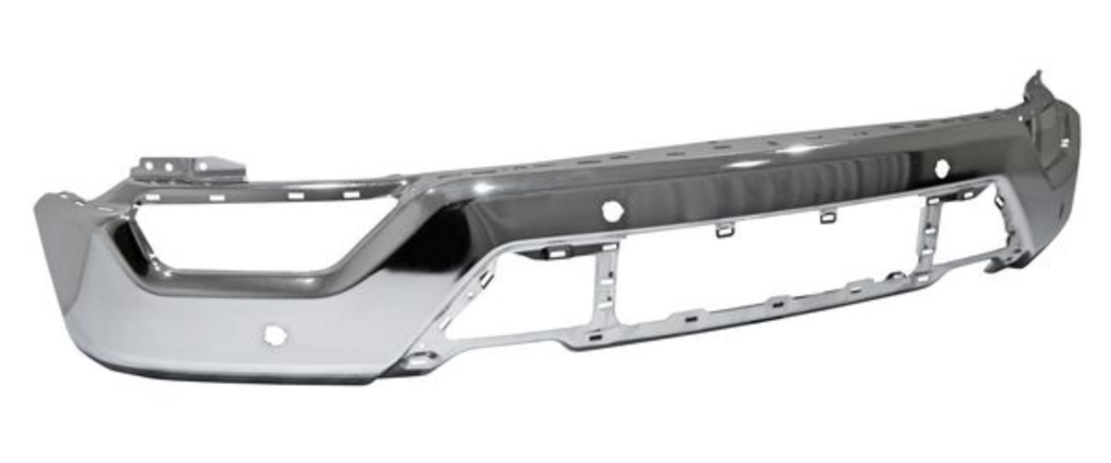[DEFO-PU21-CH4CR3] DEFENSA FORD PU 2021 AL 2023 C/4 HOYO P/SENS CROM DEL