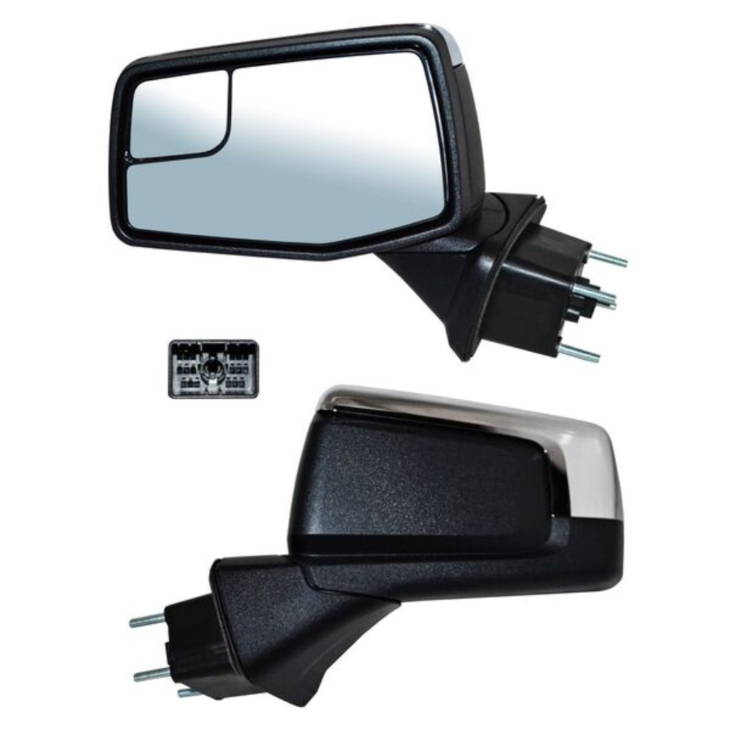 ESPEJO CHEVROLET PU 1500/ SILVERADO 2019 AL 23 ELECT CROM C/DESEMP C/PUNTO CIEGO 7 PINES IZQ