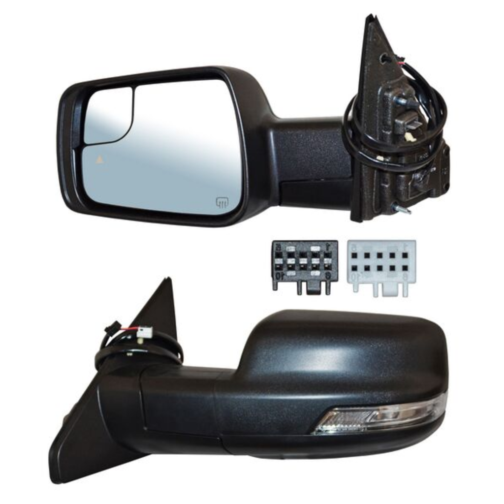 ESPEJO DODGE PU/ RAM 2019 AL 2023 ELECT TEXT C/DESEMP C/SENSOR Y PUNTO CIEGO C/DIRECC C/LUZ INF 11 PINES IZQ