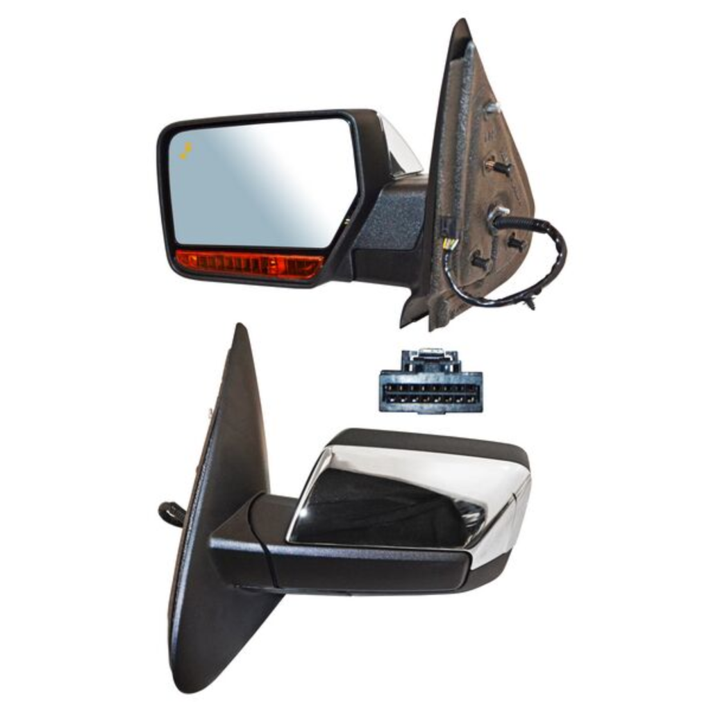 ESPEJO FORD EXPEDITION 2015 AL 2017 ELECT CROM C/LUZ INF C/DIRECC AUTOABATIBLE C/SENSOR PUNTO CIEGO C/MEM C/DESEMP 15 PINES IZQ