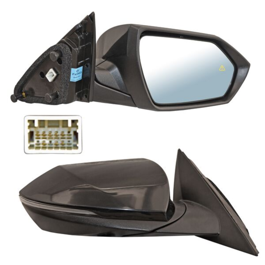 ESPEJO HYUNDAI ELANTRA 2021 AL 2024 ELECT P/PINT C/DIRECC C/DESEMP C/SENSOR PUNTO CIEGO 8 PINES DER