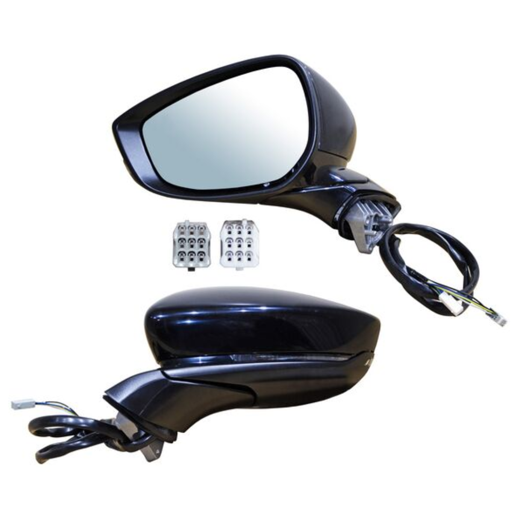 ESPEJO MAZDA 3 2019 AL 2025 ELECT P/PINTAR C/DIRECC C/MEM C/DESEMP 9 PINES IZQ