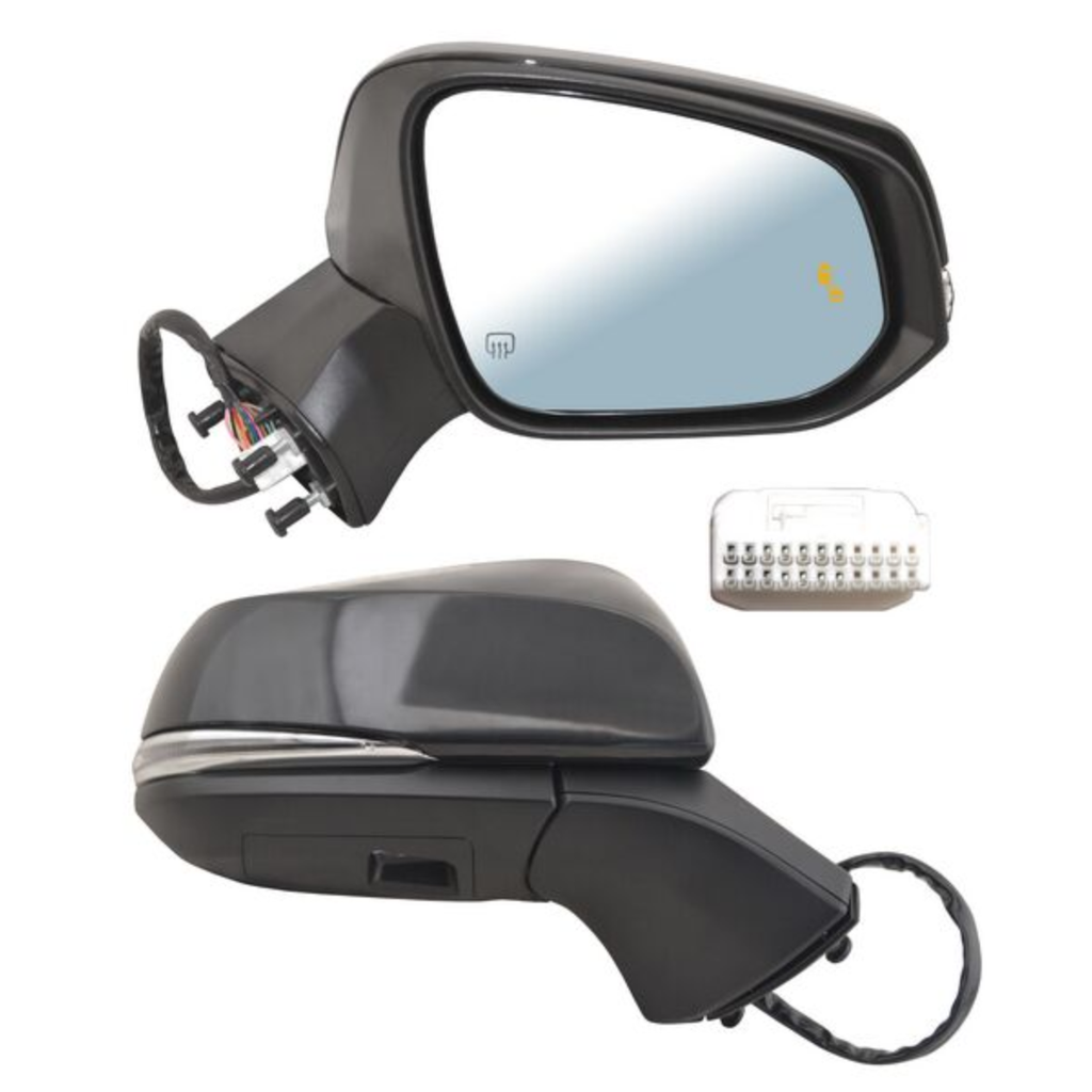 ESPEJO TOYOTA SIENNA 2021 AL 2025 LE ELECT P/PINT C/SENSOR PUNTO CIEGO C/DESEMP C/DIRREC /LUZ INF C/MEM AUTOABATIBLE 14 PINES DER