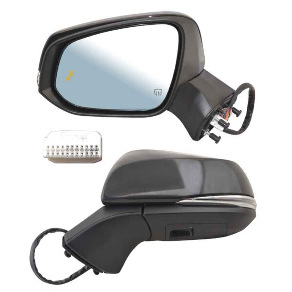 ESPEJO TOYOTA SIENNA 2021 AL 2025 LE ELECT P/PINT C/SENSOR PUNTO CIEGO C/DESEMP C/DIRREC /LUZ INF C/MEM AUTOABATIBLE 14 PINES IZQ