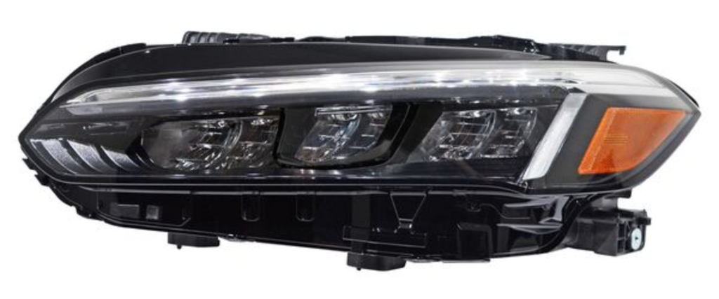 FARO HONDA CIVIC 2022 AL 2025 4PTAS LEDS FONDO NEG IZQ TYC