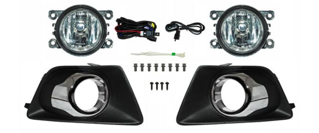 FARO AUX (NIEBLA) FORD ECOSPORT 2013 AL 2017 C/PARRILLA C/CROM JGO