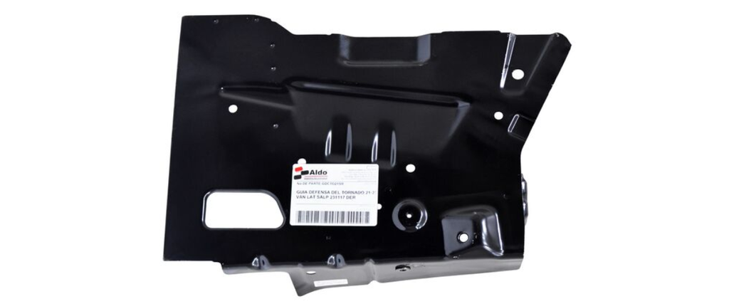 GUIA (FASCIA) DEFENSA CHEVROLET TORNADO VAN 2021 AL 2024 LAT SALP DEL DER