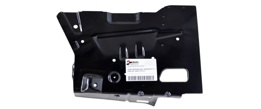 [GUCH-TO21-832] GUIA (FASCIA) DEFENSA CHEVROLET TORNADO VAN 2021 AL 2024 LAT SALP DEL IZQ
