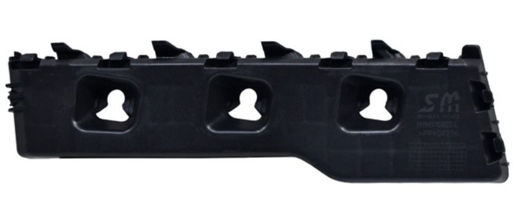 GUIA (FASCIA) DEFENSA HYUNDAI HB20 2023 AL 2024 5 PTAS TRAS IZQ