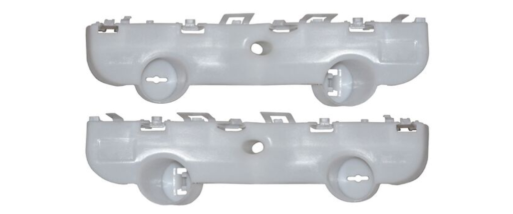 GUIA (FASCIA) DEFENSA NISSAN FRONTIER/ NP300 2021 AL 2022 2 PZAS DEL IZQ/DER JGO