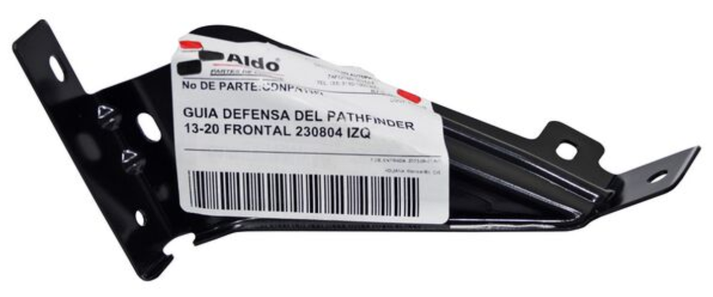 GUIA (FASCIA) DEFENSA NISSAN PATHFINDER 2013 AL 2020 FRONT DEL IZQ