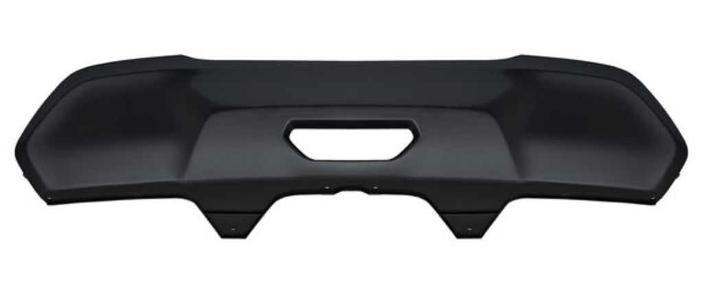 [MDCH-TR21-NE4] MOLDURA FASCIA (DEFENSA) CHEVROLET TRACKER 2021 AL 2025 NEG TRAS