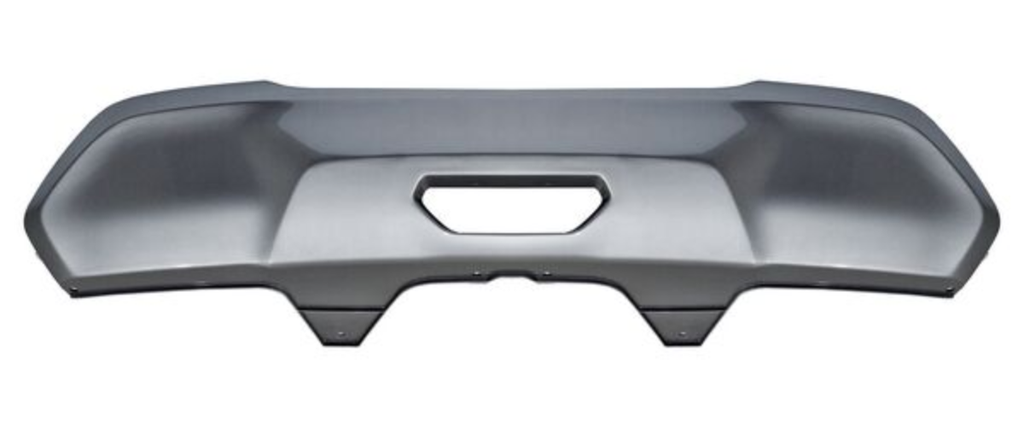 MOLDURA FASCIA (DEFENSA) CHEVROLET TRACKER 2021 AL 2025 PLATA TRAS