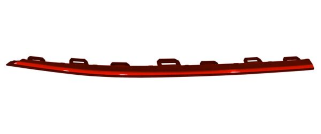 [MDOM-O523-RO31] MOLDURA FASCIA (DEFENSA) OMODA 5 2023/ OMODA C5 2023 AL 2025 ROJA DEL DER