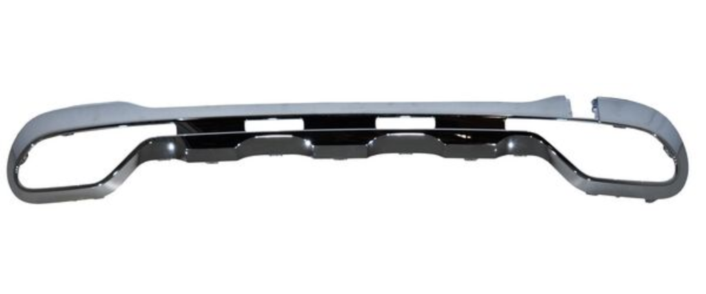 [MDME-GL24-CR4] MOLDURA FASCIA (DEFENSA) MERCEDES BENZ GLC 2024 AL 2025 CROM TRAS