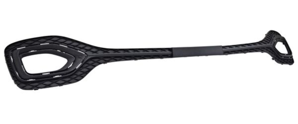 [MDMG-HS21-PL53] MOLDURA FASCIA (DEFENSA) MG HS 2021 AL 2024 PLATA CENT DEL