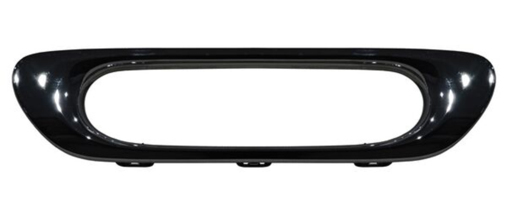 MOLDURA FASCIA (DEFENSA) MINI COOPER 2014 AL 2021 NEG CENT INF TRAS