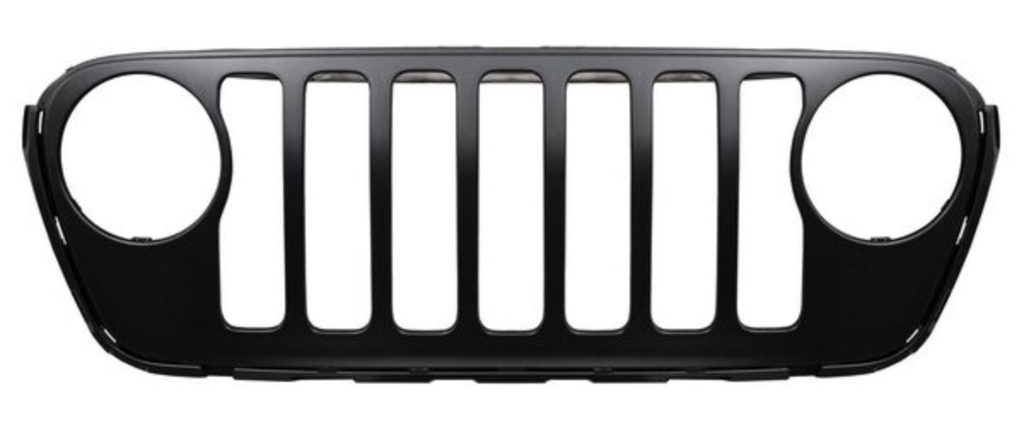 PARRILLA JEEP WRANGLER 2018 AL 2023 NEG S/MOLD