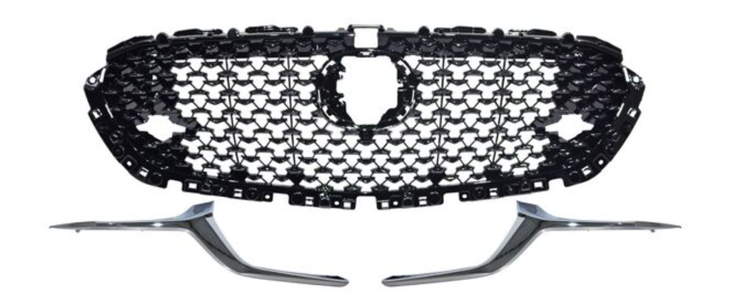 PARRILLA MAZDA CX30 2020 AL 2021 C/MOLD CROM C/HOYO P/SENS 