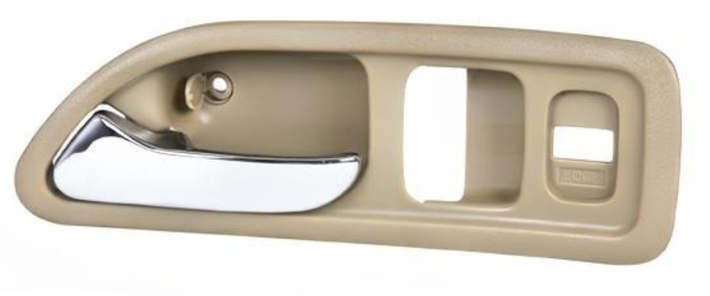 [MAHO-AC94-PLBG32] MANIJA INT HONDA ACCORD DE 1994 AL 1997 PLAST CROM/BEIGE 2 PTAS DEL IZQ *R