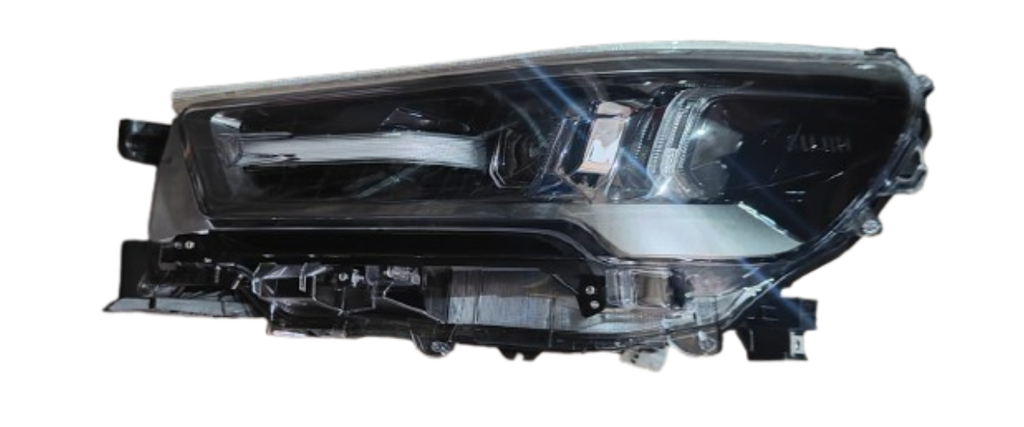 [FATO-HI21-LOCUPMO2] FARO TOYOTA HILUX 2021 AL 2024 LEDS F/CROM C/LUPA C/MOTOR IZQ MOBI