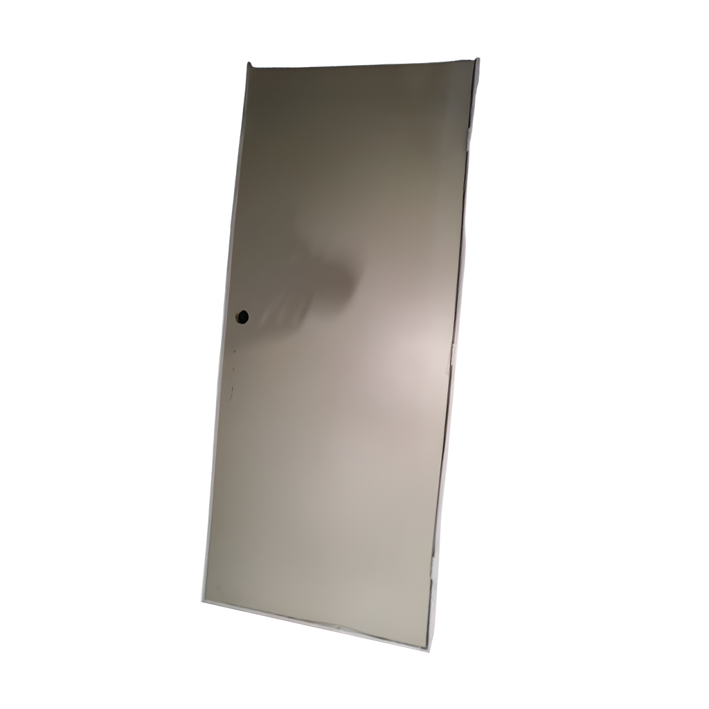 PUERTA PARA CASA MELAMINA TAMBOR CON MARCOS DE ALUMINIO Y BISAGRAS 2.15 X 89 CM.