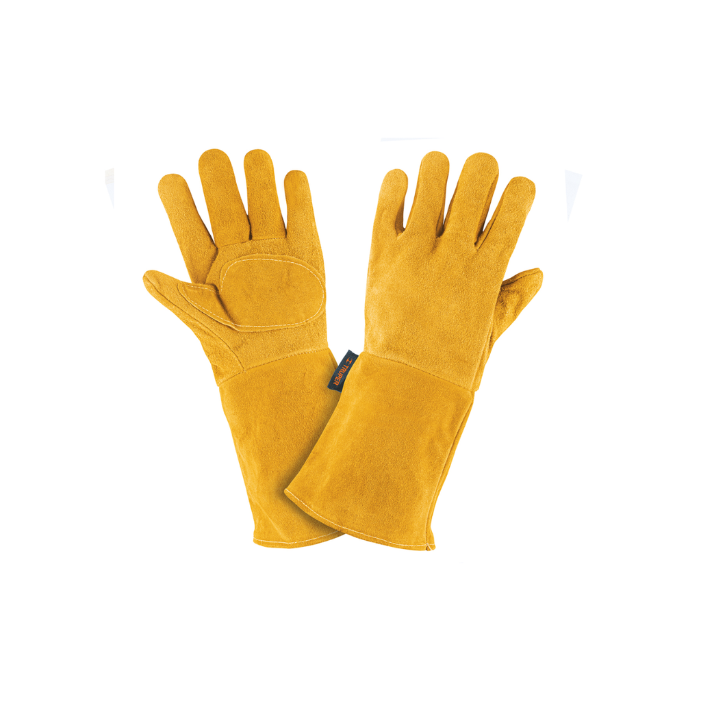 GUANTES D/CARNAZA LARGO P/USO RUDO TRUPER COD. 14242