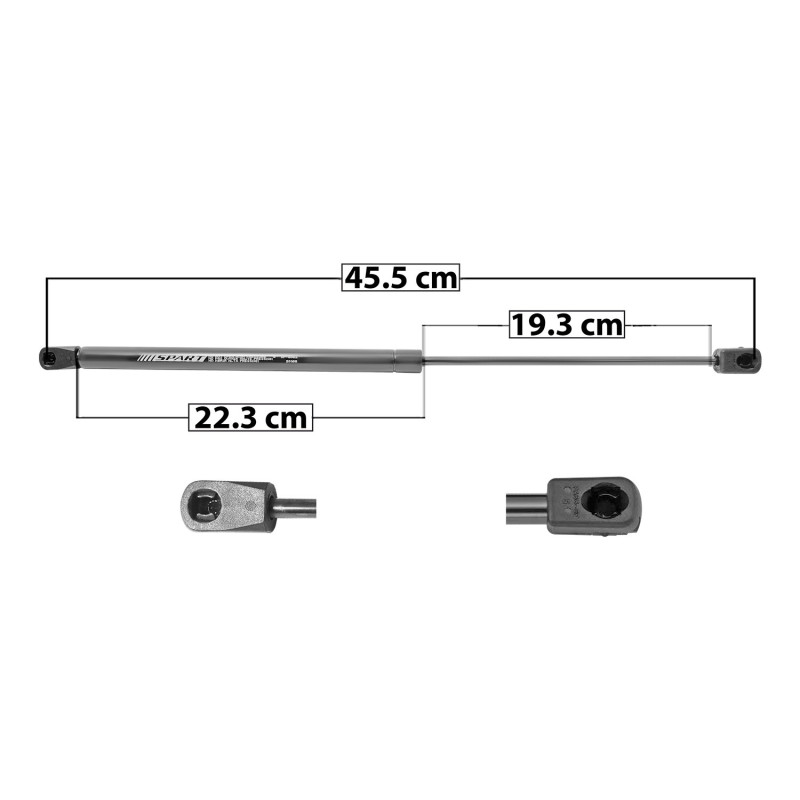 [50887MAN] AMORTIGUADOR COFRE CHRYSLER 200 15-17/ CHRYSLER 200C 15-17/ 45.5 22.3 19.3 ENTRADA TIPO 18 ENTRADA 2 TIPO 9 165 37.09 16.82 105 23.6 10.7 SPART SP-8062 TUR DER/ IZQ