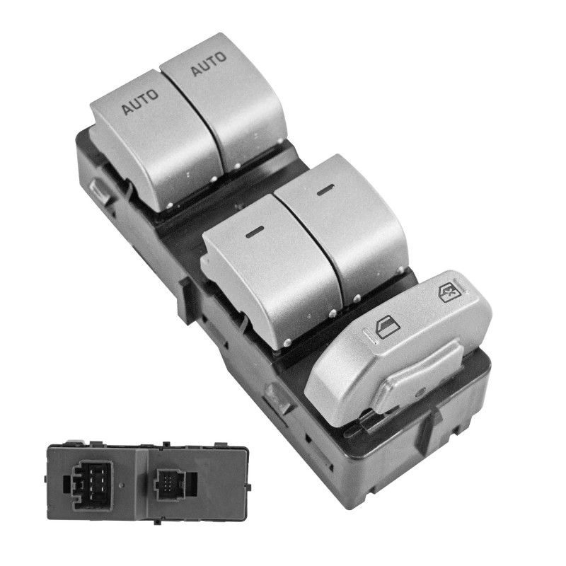 [71132MAN] BOTON CONTROL P/ELEVADOR CRISTAL ELECT LINCOLN MKZ 07-10/ LINCOLN NAVIGATOR 07-10/ LINCOLN ZEPHYR 2006/ ELEVADOR 15 PINES 5 TECLAS GRIS 12 V CC IZQDELANTERA