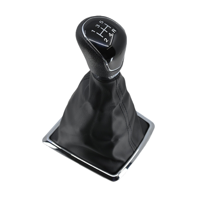 [109154MAN] PERILLA (POMO) PALANCA VELOCIDADES FORD FIESTA 05-13/ FORD FOCUS 05-13/ FORD MONDEO 07-13/ PALANCA NEGRA AUTOMATICA VINIPIEL TIPO ORIGINAL CHN