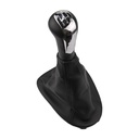 PERILLA (POMO) PALANCA VELOCIDADES CHEVROLET BEAT HATCHBACK/SEDAN 18-21/ CHEVROLET SPARK 11-21/ PALANCA NEGRO FILO CROMADO CORRUGADA CON FUNDA PLAST CHN DELANTERA