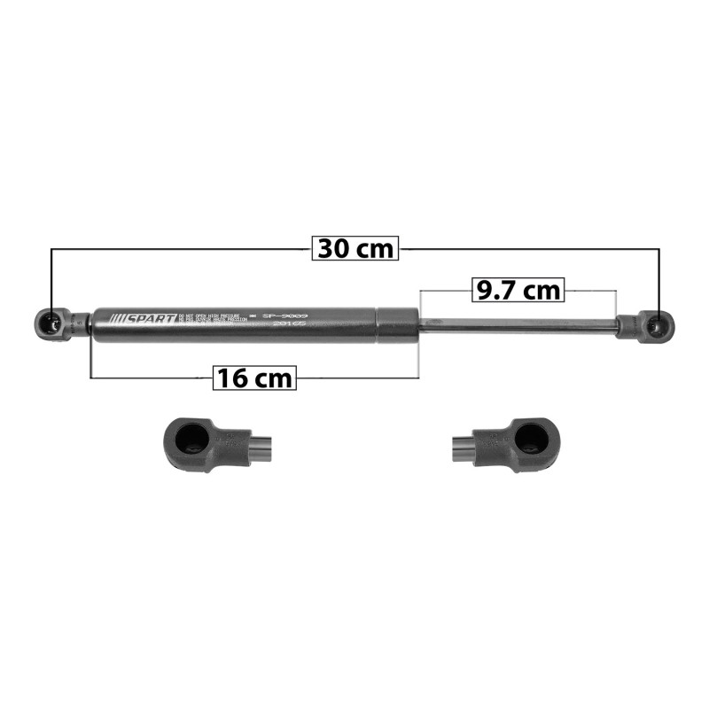 AMORTIGUADOR CAJUELA BMW Z4 03-08 30 16 9.1 ENTRADA TIPO 1 ENTRADA 2 TIPO 1 280 62.95 28.55 220 49.45 22.43 SPART SP-9009 TUR DER/ IZQ
