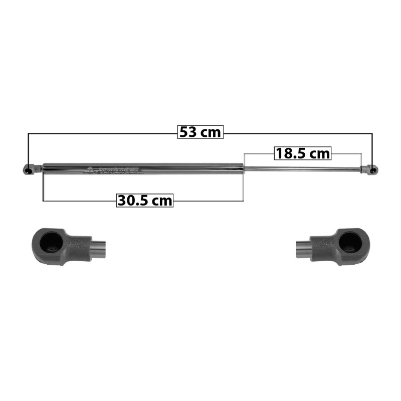 [60062MAN] AMORTIGUADOR 5TA PUERTA BMW X5 2000 AL 2006 53 30.5 18.5 ENTRADA TIPO 1 ENTRADA 2 TIPO 1 500 112.4 50.98 560 125.89 57.1 7071 TUR DER/ IZQ