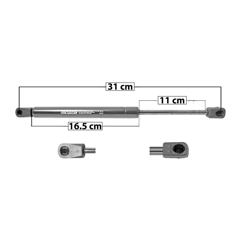 AMORTIGUADOR CAJUELA CHEVROLET MALIBU 08-12 31 16.5 11 ENTRADA TIPO 18 ENTRADA 2 TIPO 9 400 89.92 40.79 340 76.43 34.67 SPART 8878 TUR DER/ IZQ