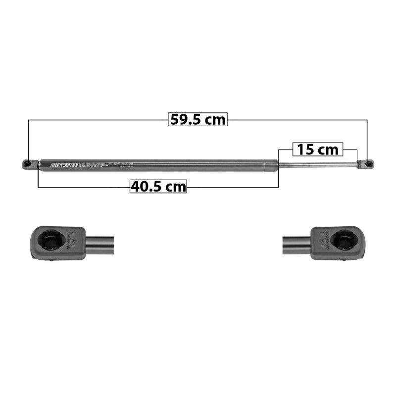 [51018MAN] AMORTIGUADOR 5TA PUERTA CHEVROLET EQUINOX 10-17 59.5 40.5 15 ENTRADA TIPO 9 ENTRADA 2 TIPO 9 795 178.72 81.07 855 192.21 87.18 SPART 6340 TUR DER/ IZQ