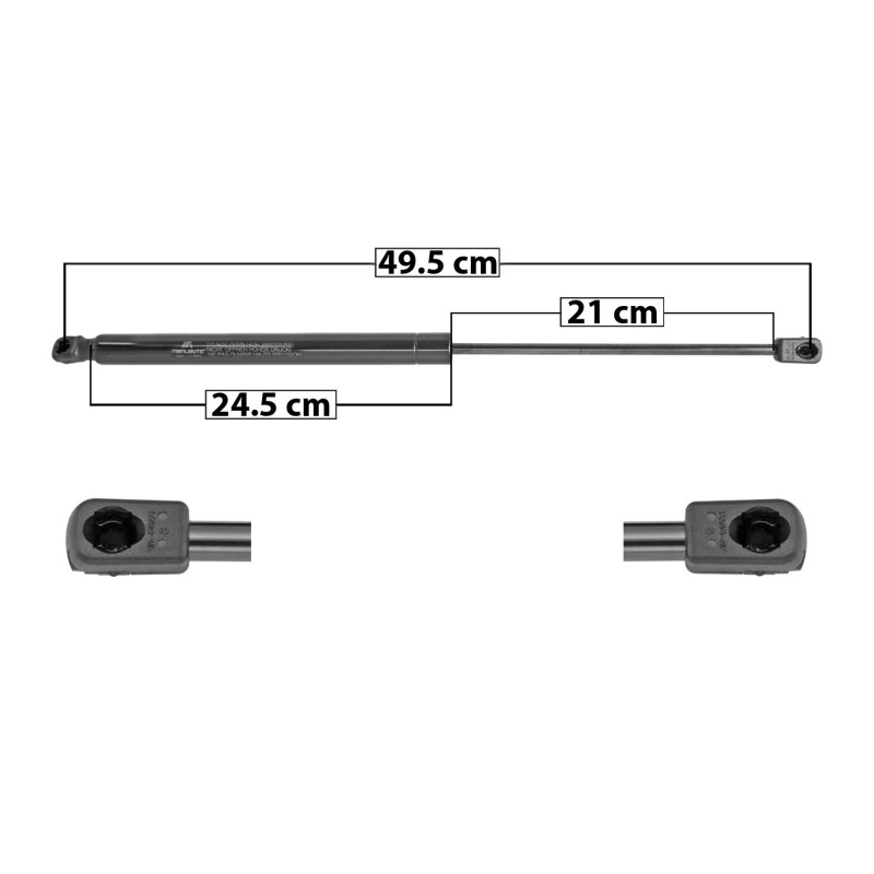 [60032MAN] AMORTIGUADOR 5TA PUERTA DODGE JOURNEY 09-16 49.5 24.5 21 ENTRADA TIPO 9 ENTRADA 2 TIPO 9 520 116.9 53.02 580 130.39 59.14 7664 TUR DER/ IZQ