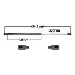 [50811MAN] AMORTIGUADOR 5TA PUERTA FORD FIESTA HATCHBACK 11-19 54.5 28 22.8 ENTRADA TIPO 9 ENTRADA 2 TIPO 9 295 66.32 30.08 355 79.81 36.2 SPART SP-6907 TUR DER/ IZQ