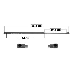 [50847MAN] AMORTIGUADOR 5TA PUERTA FORD FIESTA HATCHBACK 03-07 58.5 34 20.5 ENTRADA TIPO 9 ENTRADA 2 TIPO 1 420 94.42 42.83 480 107.91 48.95 SPART SP-6367 TUR DER/ IZQ