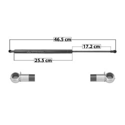 [60067MAN] AMORTIGUADOR 5TA PUERTA HONDA CIVIC 5P HATCHBACK 92-95 46.5 25.5 17 ENTRADA TIPO 5 ENTRADA 2 TIPO 5 145 32.6 14.79 205 46.09 20.91 SP-7981 TUR DER/ IZQ