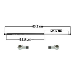 [49050MAN] AMORTIGUADOR 5TA PUERTA HUMMER H3 06-10 63.5 35.5 24.5 ENTRADA TIPO 5 ENTRADA 2 TIPO 5 210 47.21 21.41 270 60.7 27.53 SPART 5710 TUR DER/ IZQ