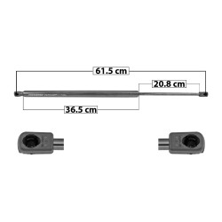 AMORTIGUADOR 5TA PUERTA JEEP CHEROKEE 19-22 MANUAL 61.5 36.5 20.8 480 107.91 48.95 540 121.4 55.07 SPART 5967 TUR