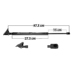 [60001MAN] AMORTIGUADOR 5TA PUERTA JEEP GRAND CHEROKEE 93-98 47.5 27.5 15 ENTRADA TIPO 6 ENTRADA 2 TIPO 9 842 189.3 85.86 902 202.79 91.98 7877 TUR IZQ