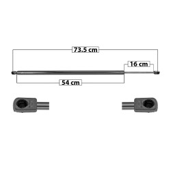 [60111MAN] AMORTIGUADOR 5TA PUERTA JEEP GRAND CHEROKEE 14-20 MANUAL 73.5 54 16 ENTRADA TIPO 1 ENTRADA 2 TIPO 9 700 157.36 760 170.85 5270 TUR DER